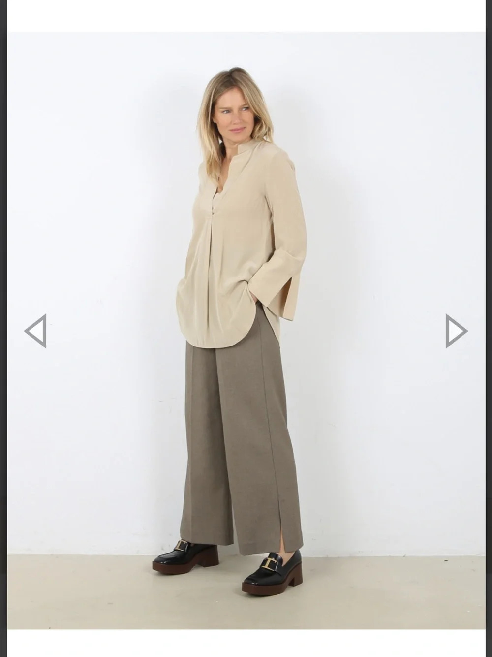 By Malene Birger Cimas Wide Leg Trousers Size 42